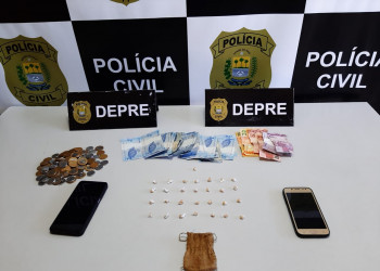 Polícia prende homem que vendia drogas em casa próxima a duas escolas no Dirceu